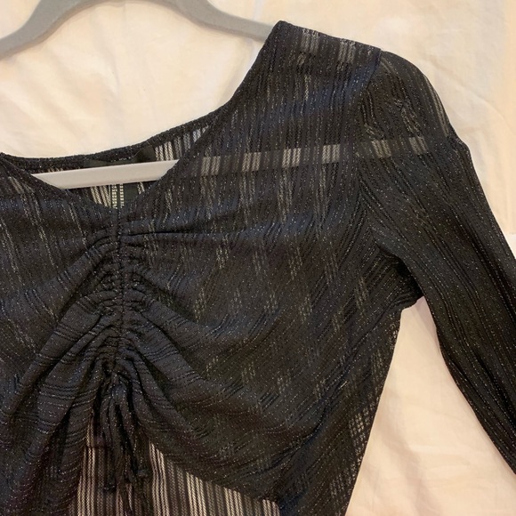 Tops - Mesh back crop top